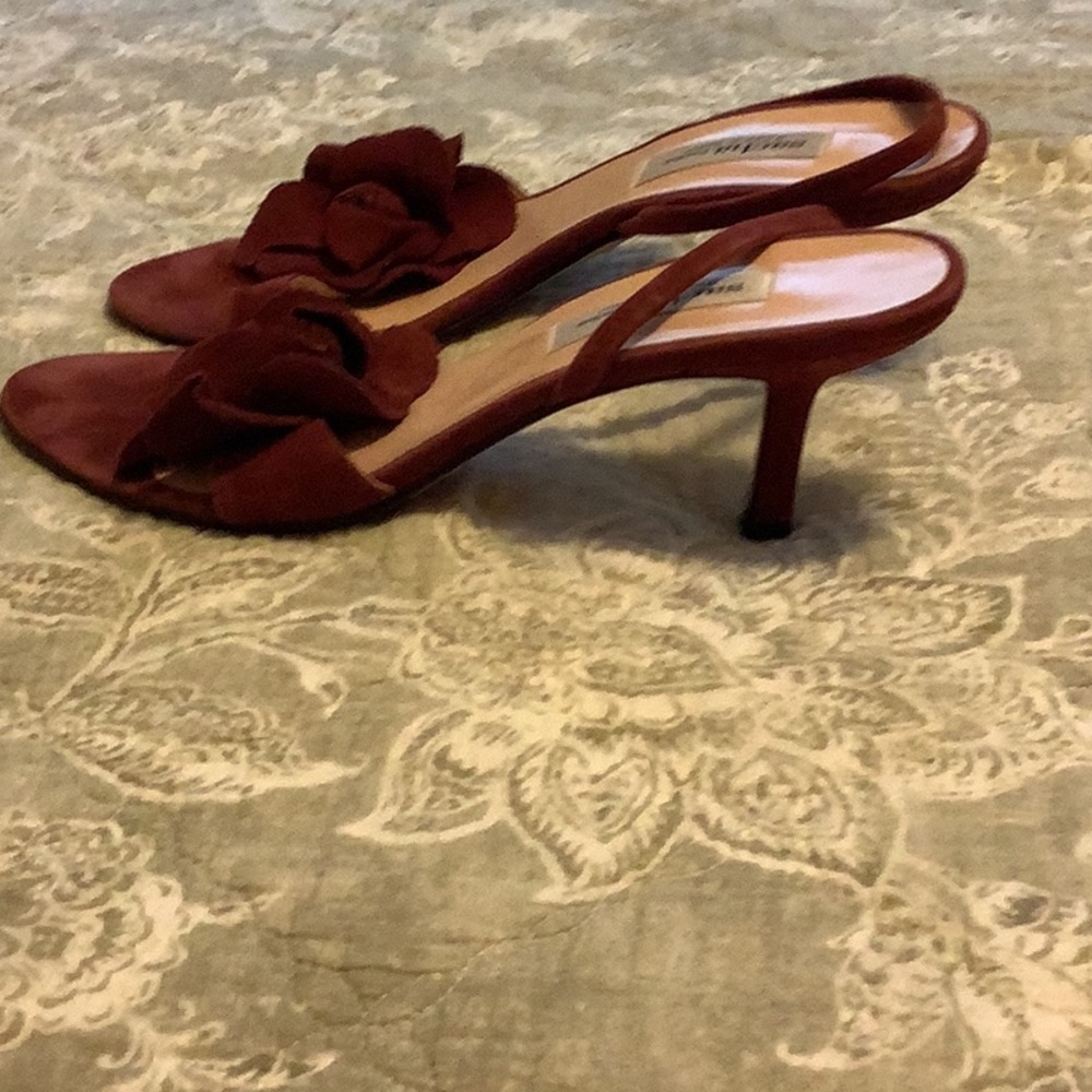 Sacha London Made in Spain Suede Slingback Heels-8.5 - Picture 7 of 7
